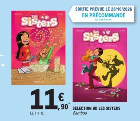 Sélection BD Les Sisters