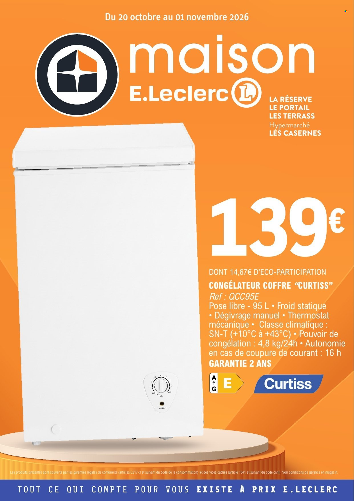 Catalogue E.Leclerc - 20/10/2026 - 01/11/2026. Page 1