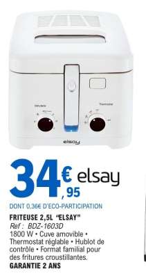 FRITEUSE 2,5L “ELSAY”