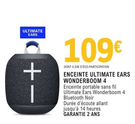 ENCEINTE ULTIMATE EARS WONDERBOOM 4