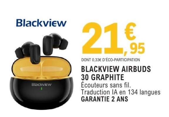 BLACKVIEW AIRBUDS 30 GRAPHITE