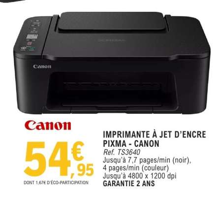 IMPRIMANTE À JET D'ENCRE PIXMA - CANON