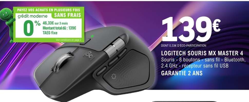 LOGITECH SOURIS MX MASTER 4