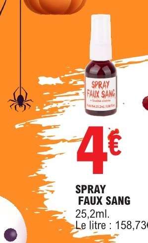 SPRAY FAUX SANG