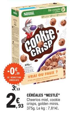 CÉRÉALES “NESTLÉ”