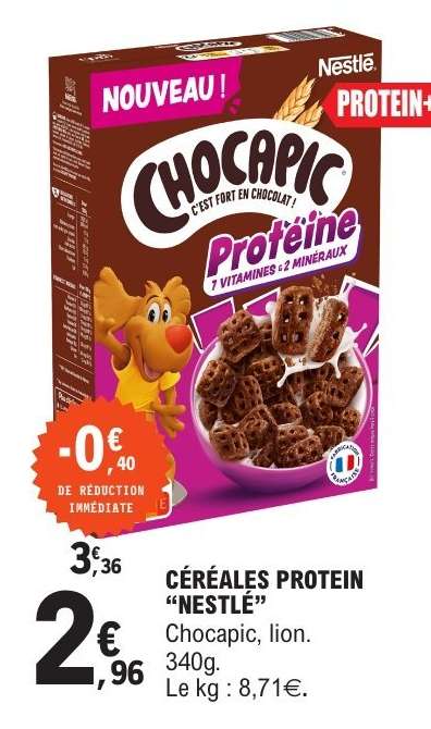 Céréales «Protein» NESTLÉ