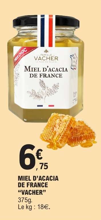 MIEL D’ACACIA DE FRANCE “VACHER”
