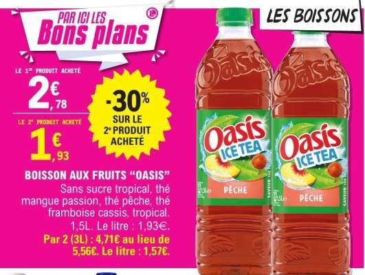 BOISSON AUX FRUITS 'OASIS'