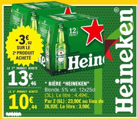 BIÈRE “HEINEKEN”