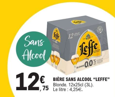 BIÈRE SANS ALCOOL “LEFFE”