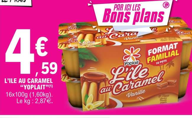 L'ÎLE AU CARAMEL “YOPLAIT”