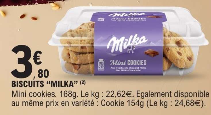 Biscuits 'Milka'