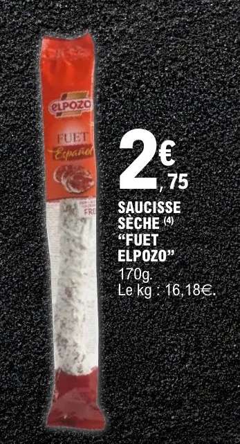SAUCISSE SÉCHE 'FUET ELPOZO'