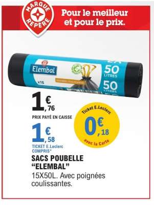 SACS POUBELLE “ELEMBAL”