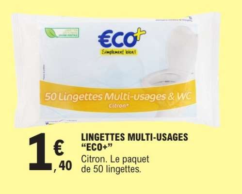 LINGETTES MULTI-USAGES “ECO+”