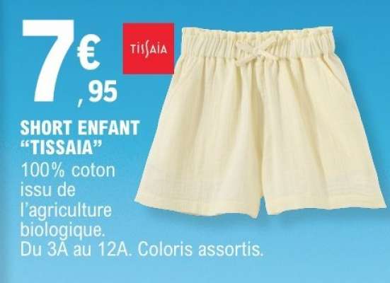 SHORT ENFANT "TISSAIA"