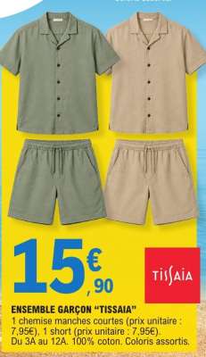 ENSEMBLE GARÇON “TISSAIA”