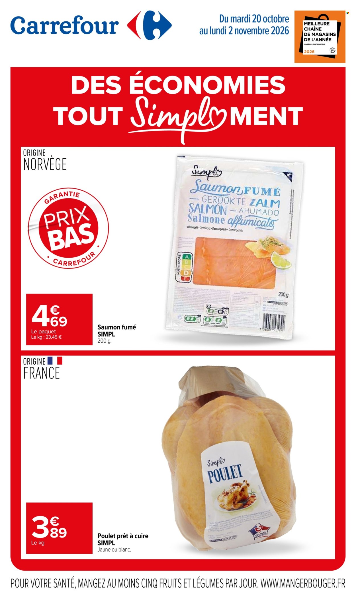 Catalogue Carrefour Hypermarchés - 20/10/2026 - 02/11/2026. Page 1