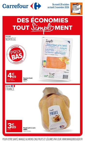 Catalogue Carrefour Hypermarchés - 20/10/2026 - 02/11/2026.