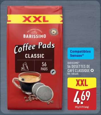 BARISSIMO Coffee Pads Classic