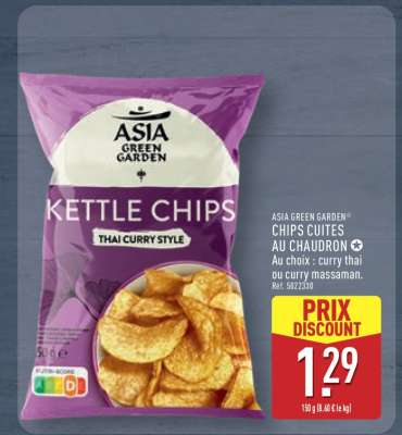 ASIA GREEN GARDEN KETTLE CHIPS