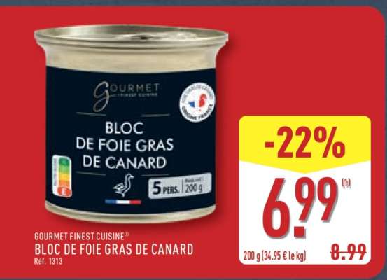 GOURMET FINEST CUISINE® BLOC DE FOIE GRAS DE CANARD