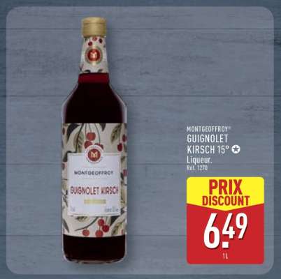 MONTEGOFFROY GUIGNOLET KIRSCH 15°