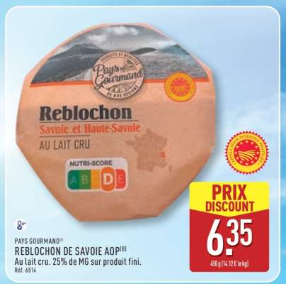 REBLOCHON DE SAVOIE AOP