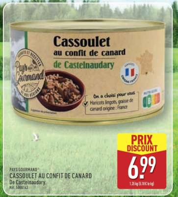 Cassoulet au confit de canard de Castelnaudary