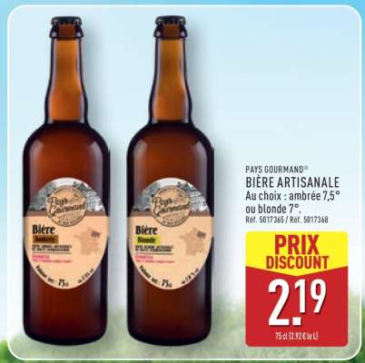 BIÈRE ARTISANALE