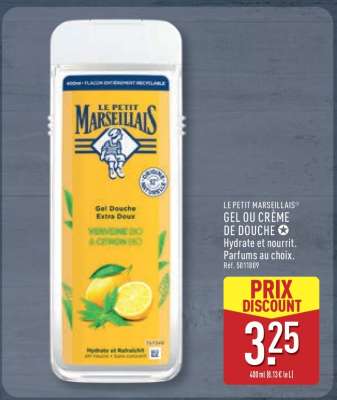 LE PETIT MARSEILLAIS® GEL OU CRÈME DE DOUCHE