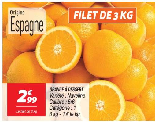 FILET DE 3 KG
