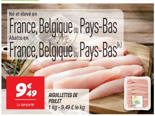 Aiguillettes De Poulet