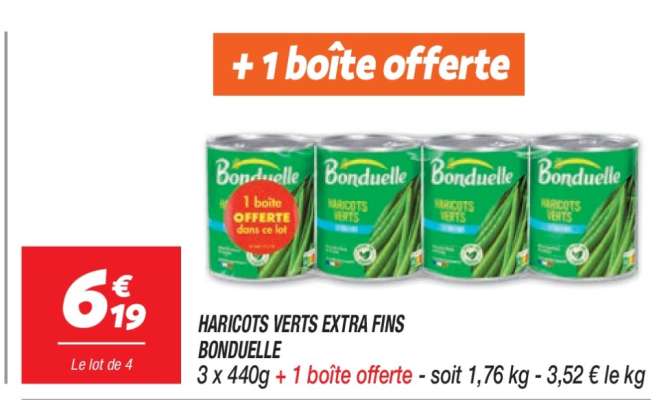 Haricots Verts Extra Fins Bonduelle