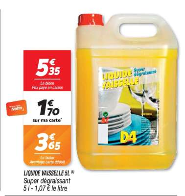 LIQUIDE VAISSELLE 5L