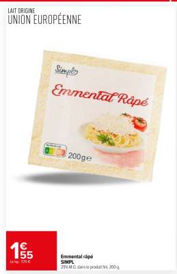 Emmental Râpé
