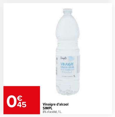 Vinaigre d’alcool SIMPL