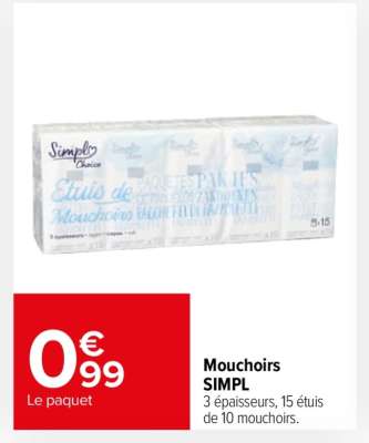 Mouchoirs SIMPL