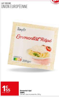 Emmental Râpé
