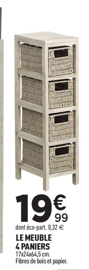 LE MEUBLE 4 PANIERS
