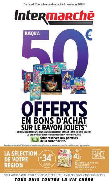 Catalogue Intermarché Super - 27/10/2026 - 08/11/2026.