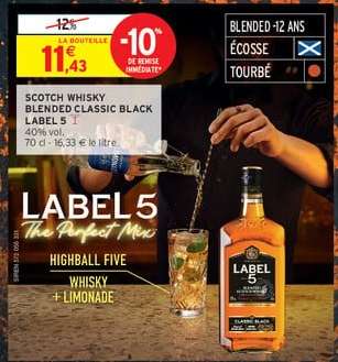 SCOTCH WHISKY BLENDED CLASSIC BLACK LABEL 5