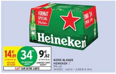 Bière Blonde Heineken*