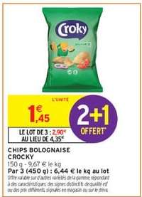 Chips Bolognaise Crocky