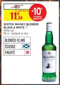 Scotch Whisky Blended Black & White