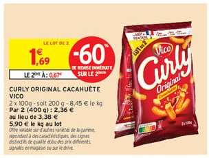 Curly Original Cacahuète Vico