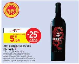 AOP Corbières Rouge 'Heresie'