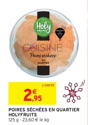 POIRES SÉCHÉES EN QUARTIER HOLYFRUITS