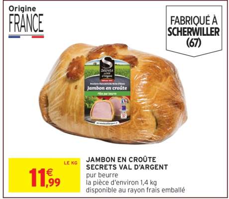 JAMBON EN CROÛTE SECRETS VAL D'ARGENT