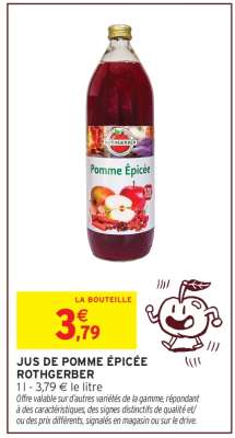 JUS DE POMME ÉPICÉE ROTHGERBER